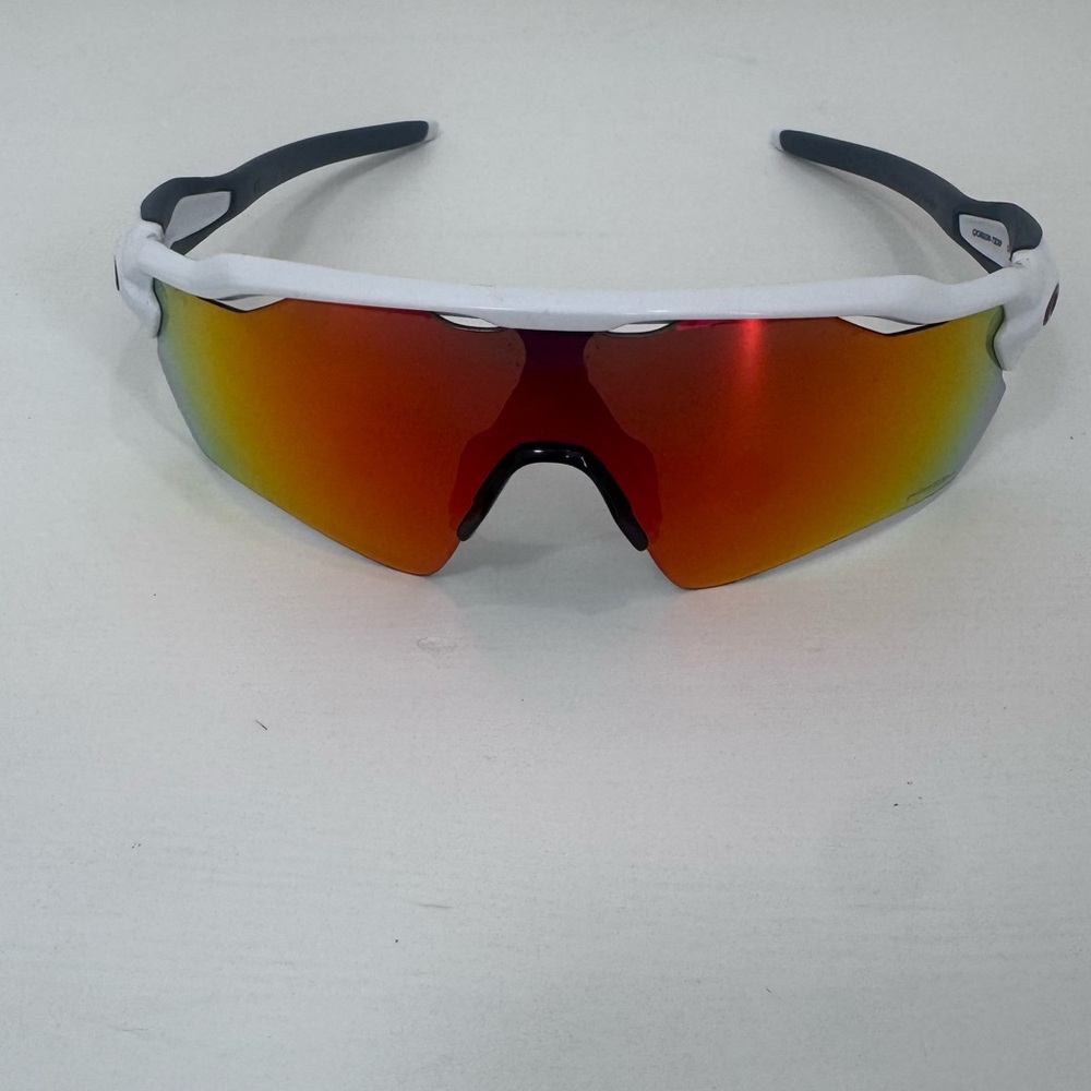 Oakley White and Red Sports Glasses